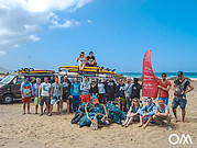 éxito en la limpieza de playas