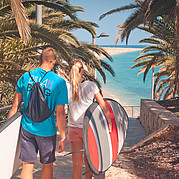 a solo 150 metros de la playa de SUP