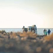 Puesta de sol en la playa