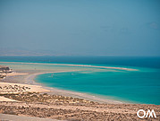 Laguna en el sur de Fuerteventura